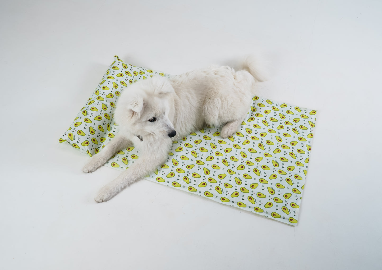 My Store dog cooling bed in a comfortable, breathable fabric, perfect for keeping pets cool on hot days.