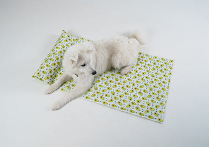 My Store dog cooling bed in a comfortable, breathable fabric, perfect for keeping pets cool on hot days.